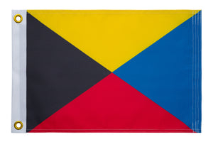 Signal Flag: Z - ZULU - 1ft 6inx2ft (Size 2)