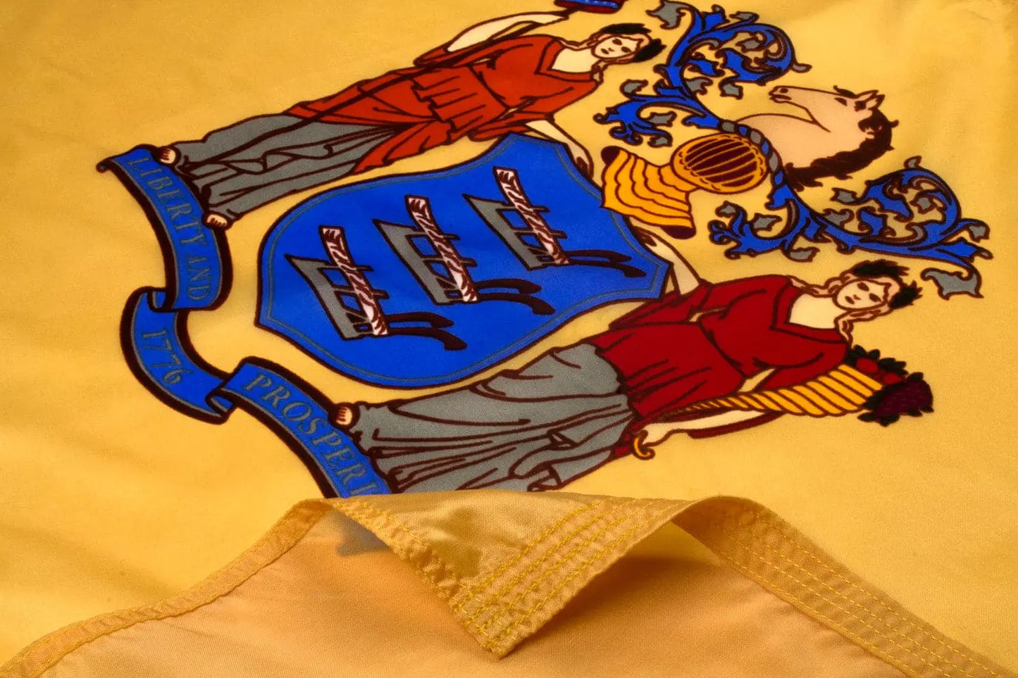 New Jersey Flag Close Up