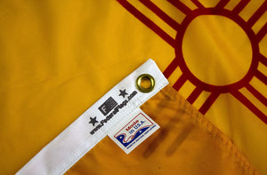 Folded New Mexico Flag