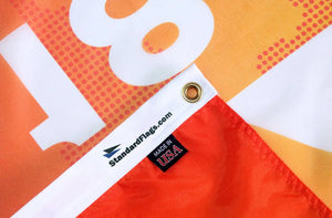 OHSAS 18001 flag made in USA