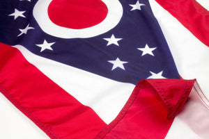 Ohio Flag Close Up