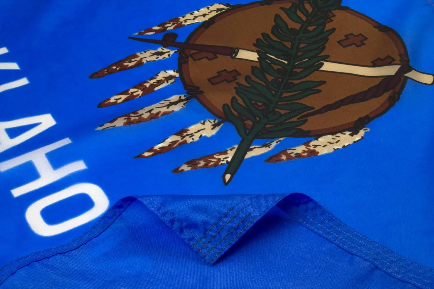 Oklahoma Flag Close Up