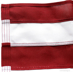 Heavy Duty 2-Ply Polyester American Flag - Sewn Stripes - Reinforced Flyend