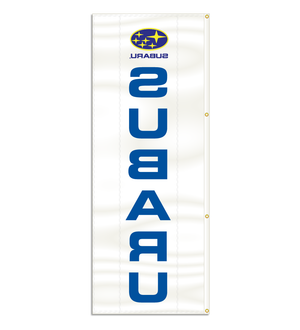 Subaru Logo Flag Reverse
