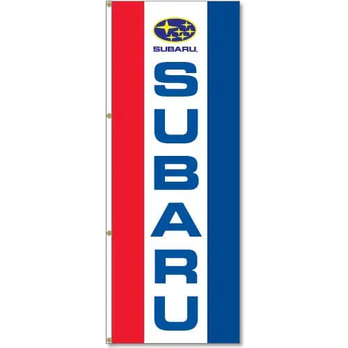 3x8ft Vertical Subaru Logo Flag / Single sided printing NABCO
