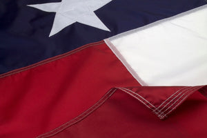 Outdoor Nylon Texas Flag Close Up