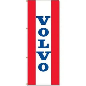 3x8ft Vertical Volvo Logo Flag / Single sided printing NABCO
