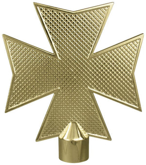 Maltese Metal Cross Flagpole Ornament